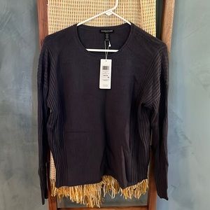 NWT Purple Eileen Fisher lightweight sweater, size petite medium